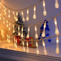 Guirnalda de Luces LED 50 Metros Tipo Gota para Navidad Fiestas y Eventos