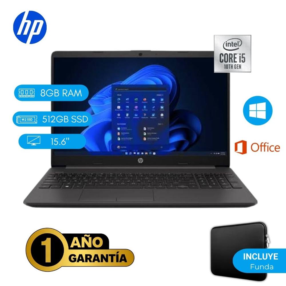 Laptop semi nueva HP 250 G8 Core i5 10ma 8GB RAM 512GB SSD 15.6'