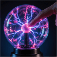 Lampara de Plasma Magica Interactiva Efecto Electrico