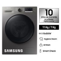 Lavaseca Samsung 11 Kg/7 Kg Inox WD11T4046BX