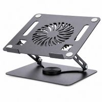 Soporte Ajustable para Laptop de 10 a 17.3 pulgadas YL-910 con Ventilador USB Base 360 grados