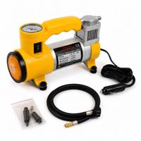 Compresor de Aire Portátil Automotriz AC PRO 12V 150 PSI con Manómetro Luz de Trabajo