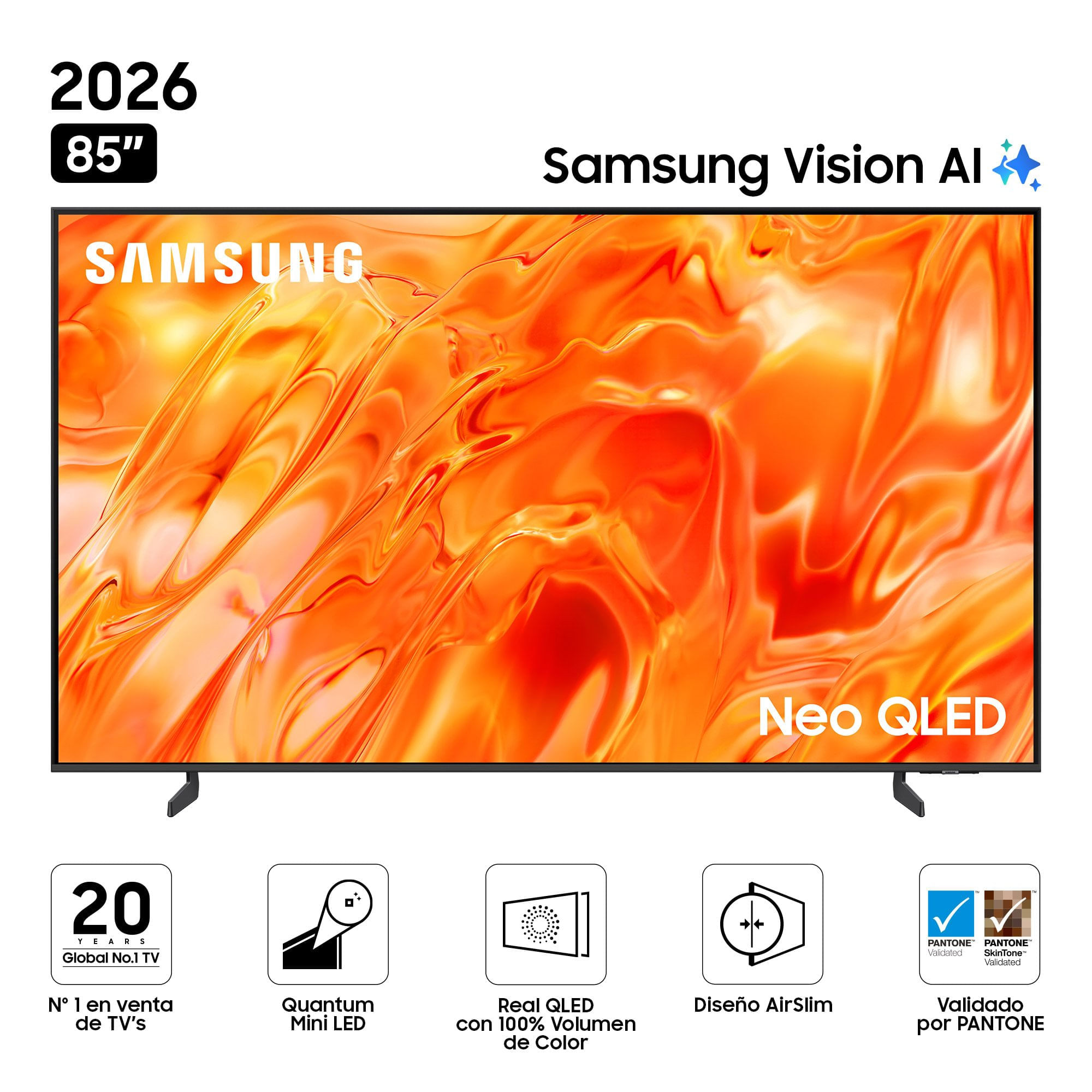 Televisor SAMSUNG Neo QLED 85"" UHD 4K Smart TV QN70H Vision AI