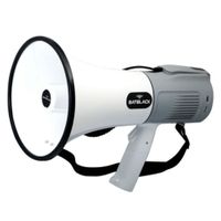 Megafono Recargable de 120w Batblack BT-MF120 con Sistema de Grabacion y Sirena