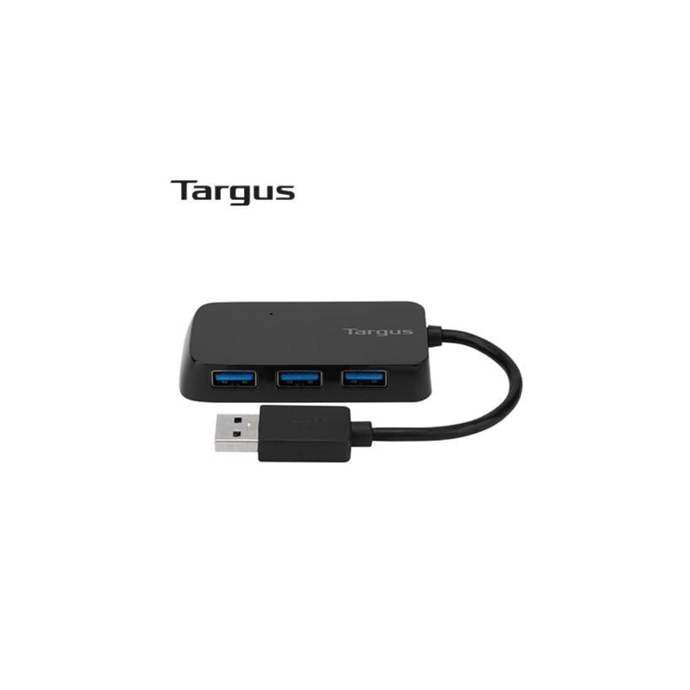 HUB USB TARGUS ACH124US 4 PUERTOS USB-A 3.0 BLACK