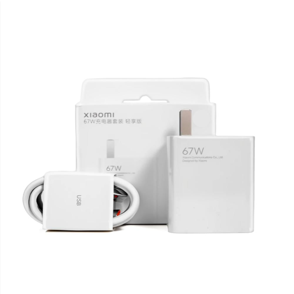 Cargador 67w Xiaomi Tipo C carga rapida