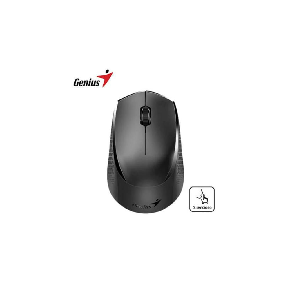 MOUSE GENIUS NX-8000S WIRELESS SILENT BLUEEYE ERGONÓMICO BLACK