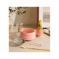 Set Profesional para Matcha 5 Piezas con Bowl de Cerámica y Batidor de Bambú