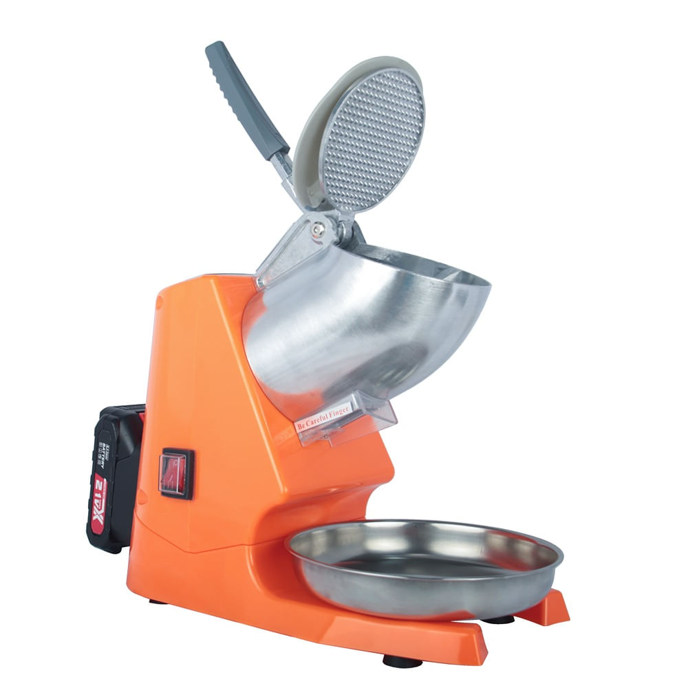 Raspadillera Inalámbrica Recargable 21V Color Naranja Grondoy