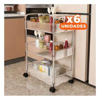 Pack6 Contenedor Versatil de Acrilico para Guardar Utensilios Y Papel Regalo