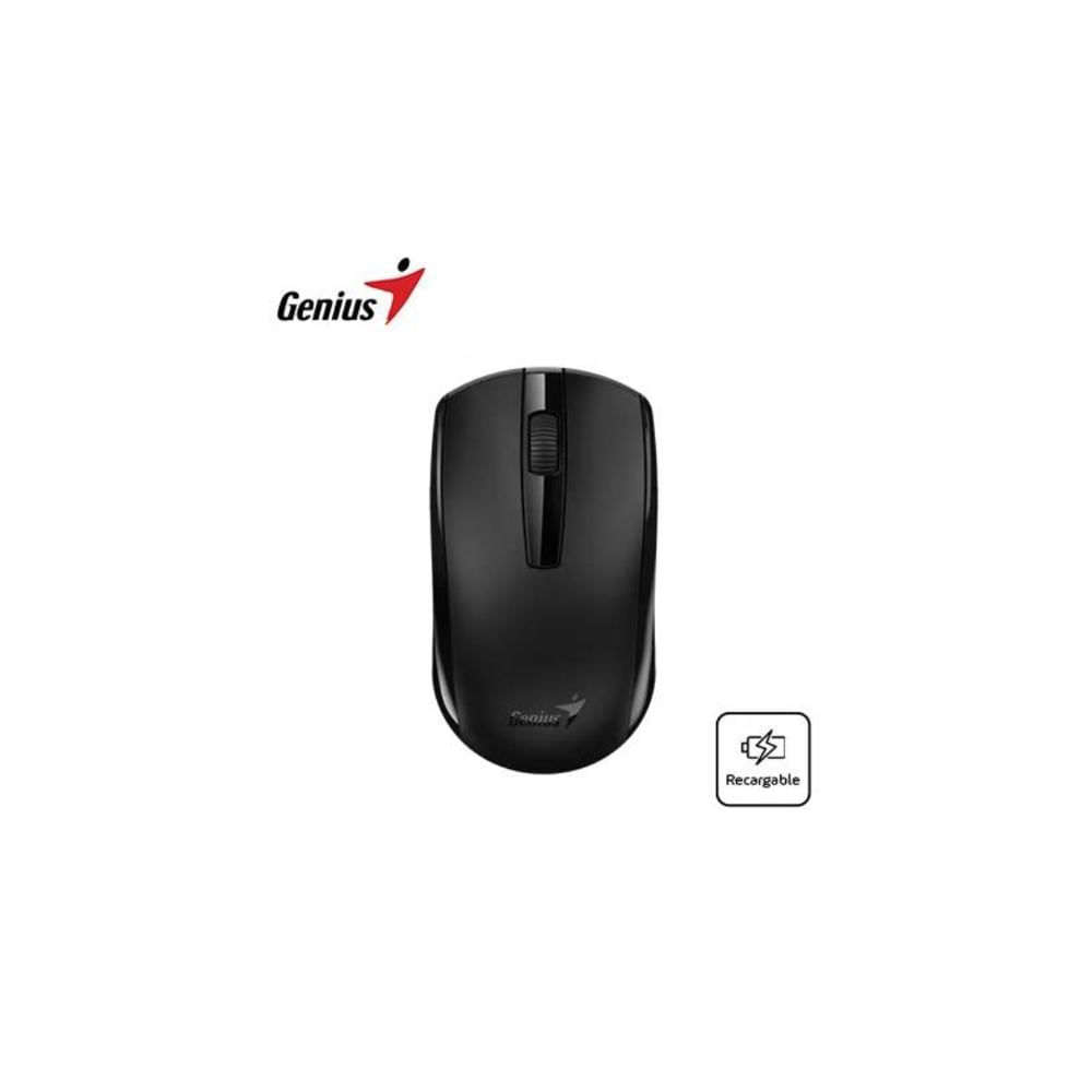 MOUSE GENIUS ECO-8100 RECARGABLE WIRELESS BLUEEYE AI COPILOT BLACK