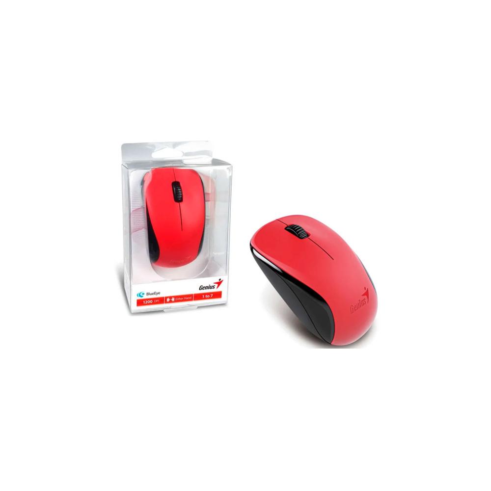 MOUSE GENIUS NX-7000 WIRELESS BLUEEYE ROJO