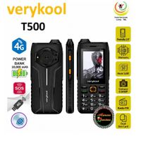 CELULAR BASICO VERYKOOL T500 4G DUAL SIM NEGRO BATERIA 10000mAh
