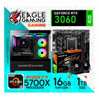 PC GAMER RYZEN 7 5700X 16GB DDR4 1TB  RTX3060 12GB