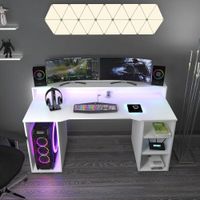 Escritorio Gamer Royale 145cm Blanco