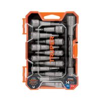 JUEGO DE 14 DADOS MAGNÉTICOS PARA TALADRO TRUPER