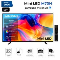 Televisor Samsung 50 pulg Mini LED UN50M70HAGXPE Vision AI Smart TV