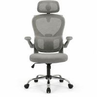 Silla Ergonomica Haven D1 Soporte Lumbar Ajustable Base de Acero Gris