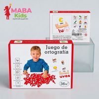 Juego Educativo de Ortografía con Letras y Tarjetas