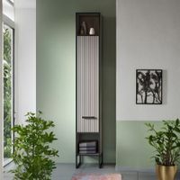 Mueble de Baño Nice Gris y Negro 30x192x32 | Masiva Home