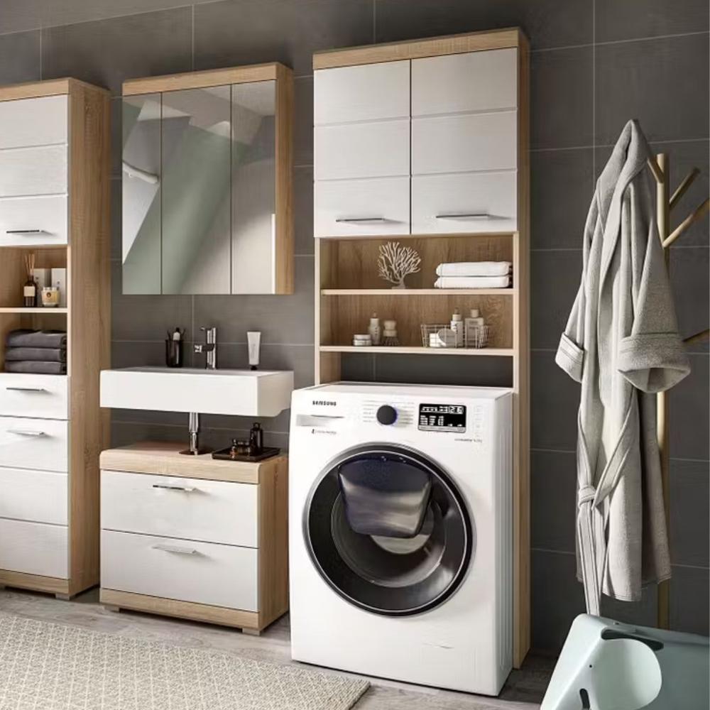 Mueble de Baño Isaac Marrón y Blanco 63x191x24 | Masiva Home