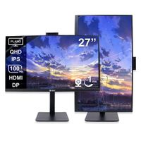 Monitor Teros TE-2715CS 27 QHD 2K IPS 100Hz Webcam 5MP USB Hub HDMI DisplayPort Profesional