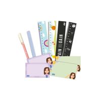 Kit Ingenial Ariana Básicos - marcapáginas. notas. lapicero. resaltador