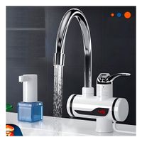 Grifo Calentador de Agua Blanco con Flujo Constante para Uso Diario Y Papel Regalo