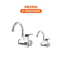 Pack2 Dispensador Calentador de Agua Blanco Moderno para Espacios Funcionales Y Regalo Sticker