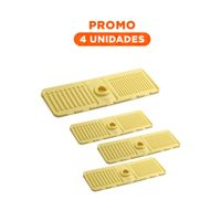Pack4 Complemento de Drenaje para Lavadero de Silicona con Rayas en Casa