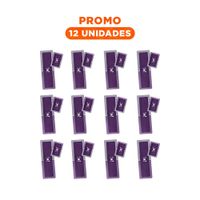 Pack12 Tapete Practico de Piso Antideslizante para Cocina Morado