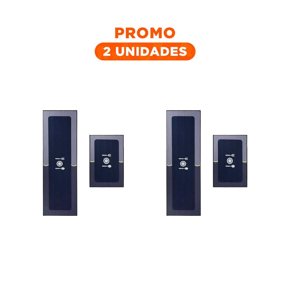 Pack2 Revestimiento de Piso Antideslizante para Cocina y Uso en Casa Azul Y Regalo Sticker