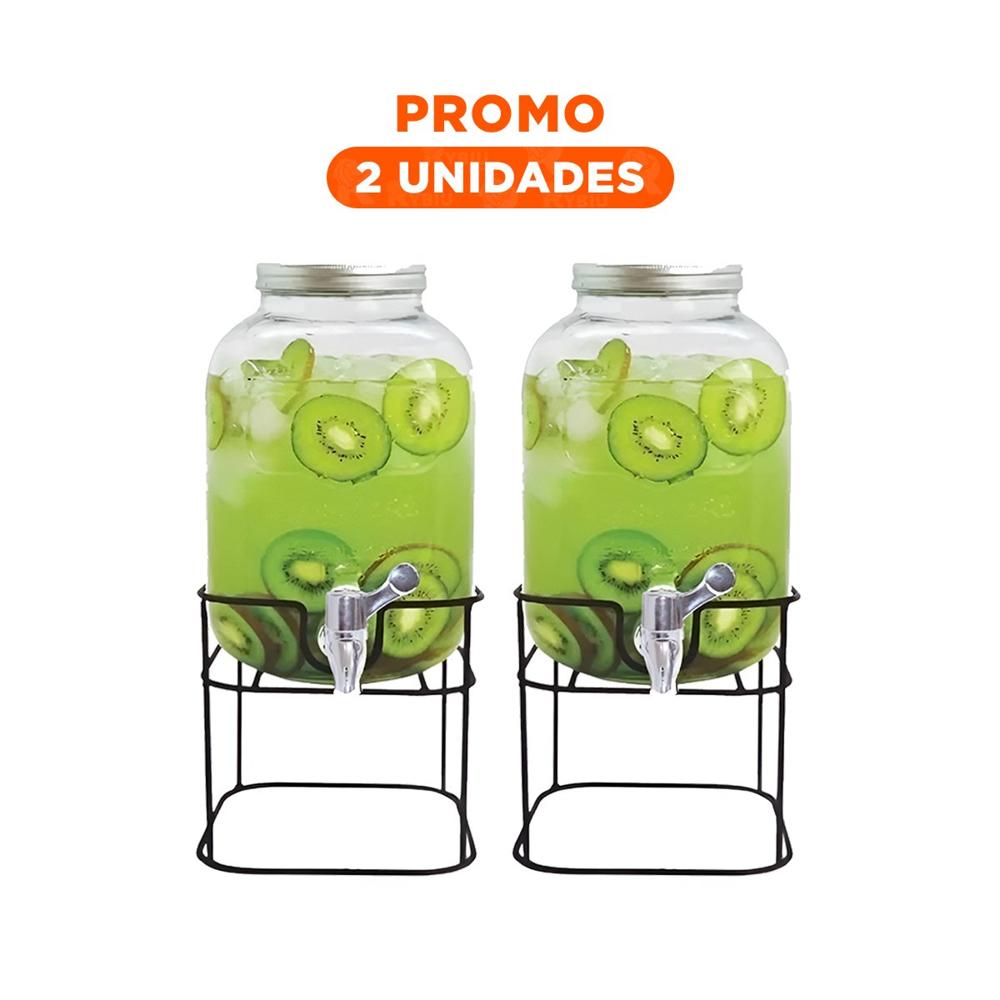 Pack2 Surtidor de Liquidos 5L para Casa  Eventos y Reuniones Familiares Y Regalo Sticker