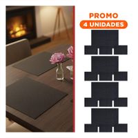 Pack4 Implemento de Mesa Rectangular 4 Piezas para Decoracion Funcional