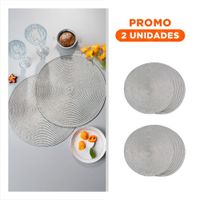 Pack2 Mantel Decorativo Circular Boho Plomo para Hogar y Casa Y Regalo Sticker