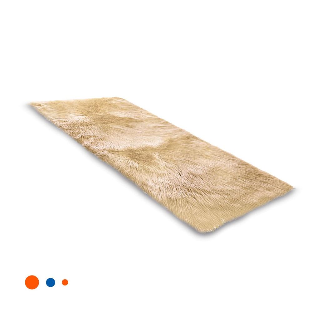 Alfombra con Dimensiones 40x60 Rectangular de Textura Peluch