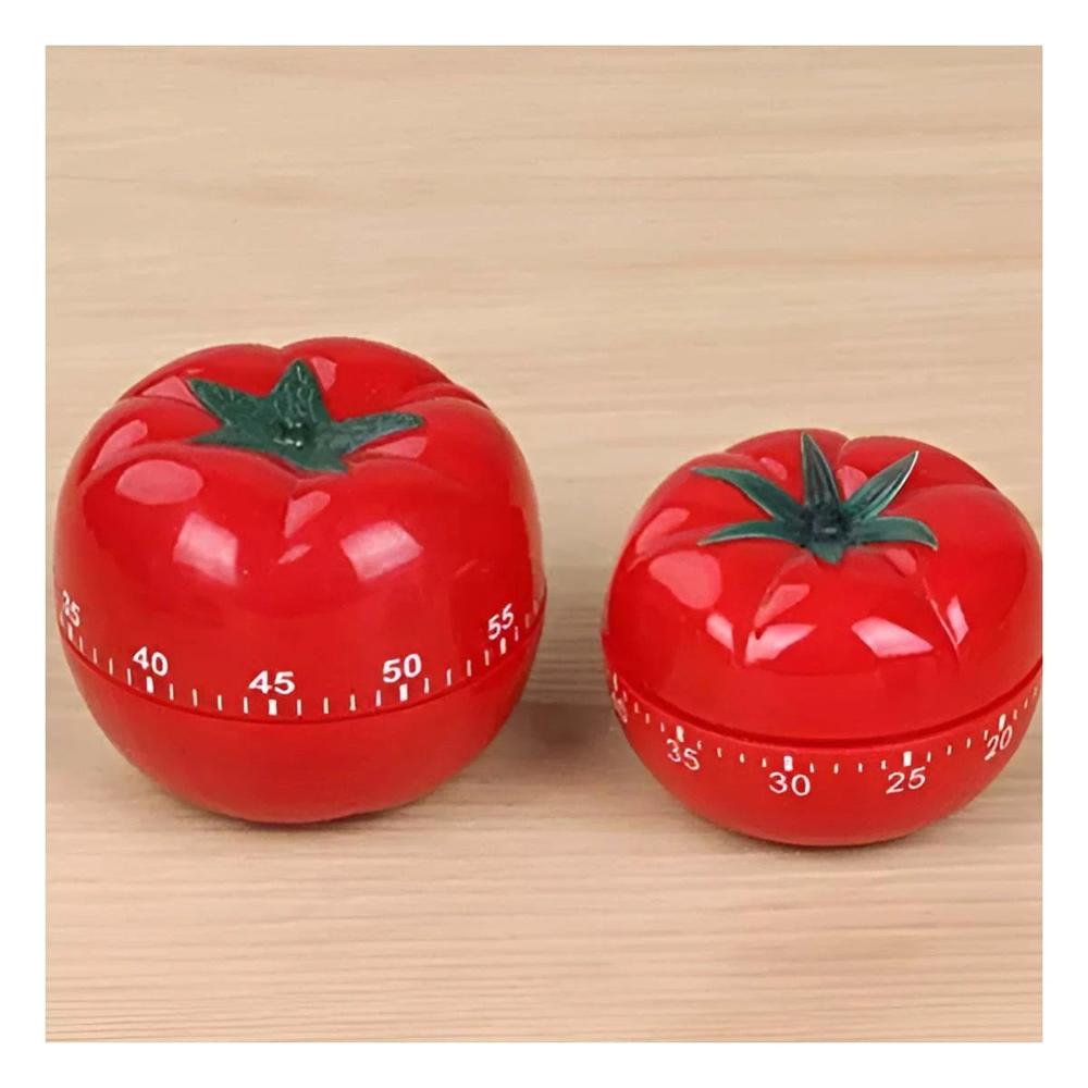 Temporizador con Diseno Tomate Rojo para Controlar Tiempos en la Cocina
