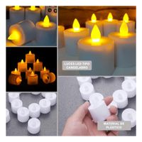 Luces LED Decorativas en Forma de Vela para Crear Espacios Calidos en Casa Y Ligas Regalo