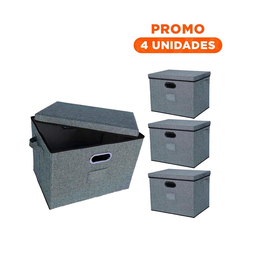 Pack4 Estacion 3 Niveles con Perchera Doble Blanco Facil Orden en Casa