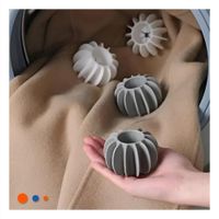 Bolitas Deserredante De Ropa 6 Pzs Blanco Y Plomo Para Hogar Y Lavado