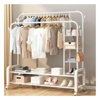 Estante Organizador para Cocina con 2 Niveles y Divisiones Laterales Blanco