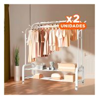 Pack2 Organizador Moderno con Divisiones Laterales y Espacio para Todo Blanco Y Papel Regalo