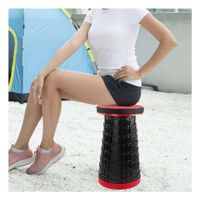 Pack4 Silla plegable 3 seguros portatiles tapa rojo centro negro para eventos Y Regalo Sticker