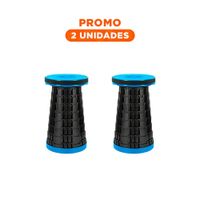 Pack2 Banco Practico Plegable con Tres Seguros para Visitas y Reuniones Y Regalo Sticker