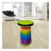 Silla Plegable con Tres Seguros Portatil para Hogar y Uso Diario Multicolor