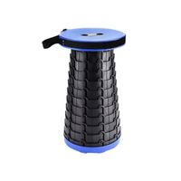 Silla plegable 3 seguros portatil tapa azul centro negro para hogar y oficina