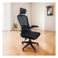 Asiento Profesional de Oficina para Trabajo Diario en Interiores Negro Y Notas