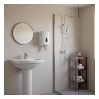 Soporte de Papel Toalla Vertical Blanco en Rollo para Cocina Y Notas