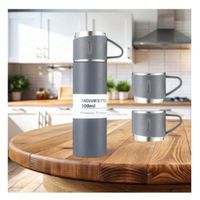 Recipiente Termico Individual con Dos Tazas para Hogar Plomo Ynotas