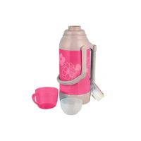 Termo Flores 3200ml Rosado con Diseno Floral para Uso Diario en Hogar Y Regalo Sticker